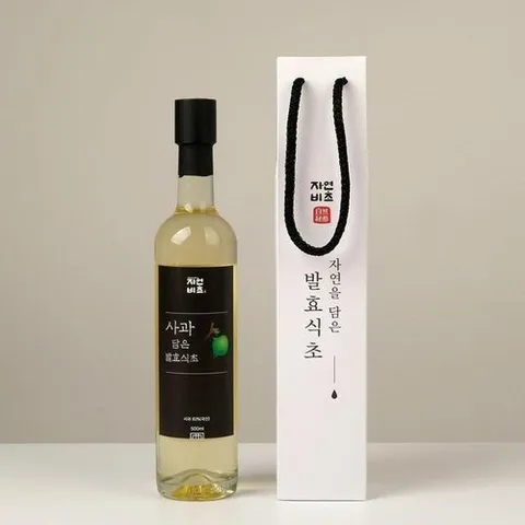 셀러허브 1 [XBH6H144_47]자연비초 사과 담은 발효식초 500ml 사과식초