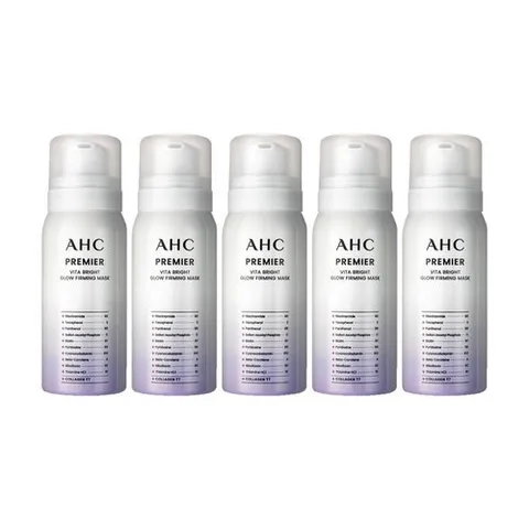AHC 프리미어 비타 브라이트 글로우 퍼밍 마스크 60g 5개