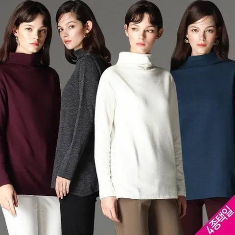 르오트 헤어사 기모풀오버 져지 터틀넥 4종택일_P300627090