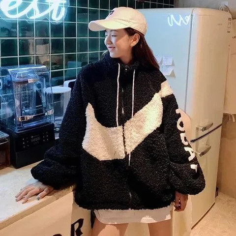 셀러허브 1 [HYIK0CC2_4B]양털재질 니트패딩 투데이 자수 집업 보온 (26940676)