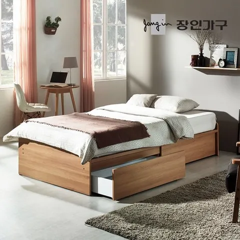장인가구 리소 서랍 평상침대 S 7존독립