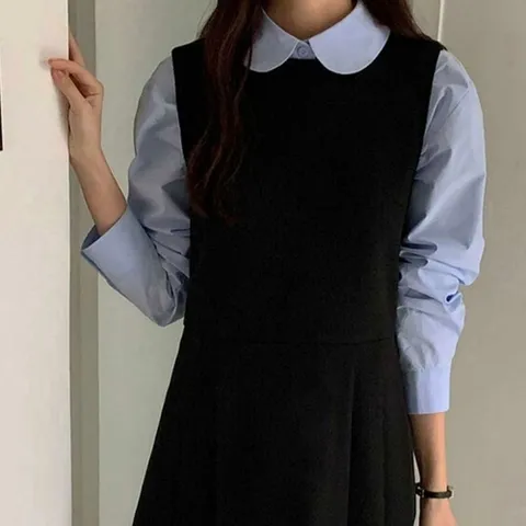 기타 데일리룩 여성 민소매 플리츠 원피스 클래식 하객룩 2색