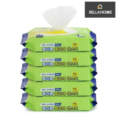 벨라홈 물걸레 청소포 5팩(CN8271)
