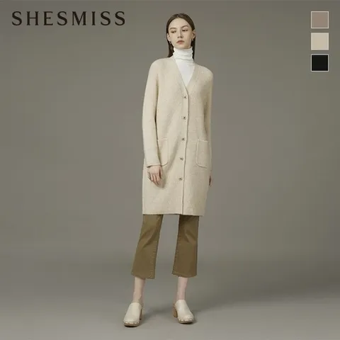 쉬즈미스 브이넥 롱 니트 가디건SSKCDL41020_P321832901