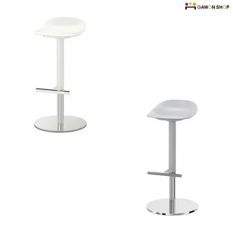 이케아 JANINGE 발받침이 있는 스틸-플라스틱 바스툴 (76cm)/바의자