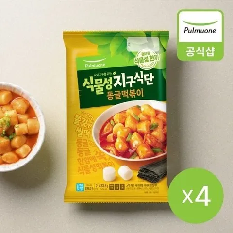 풀무원 풀무원] 지구식단 동글떡볶이423g 4개(8인)17838303673610