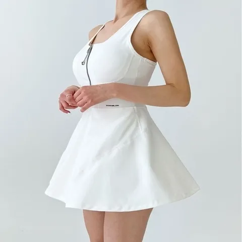 기타 테니스 멀티 커버업 투인원 집업 원피스 1901-1여자