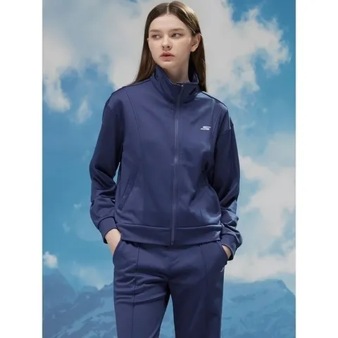 스케쳐스 여성 캐주얼 스트레치 웜 트랙셋업 2종라이트네이비_P372836055
