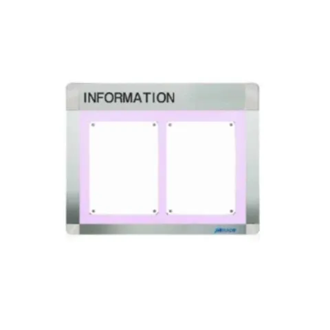 기타 광고게시판 사무실게시판 자석 로고게시판 A4 검정판넬 (KYR-WFKGPC2)