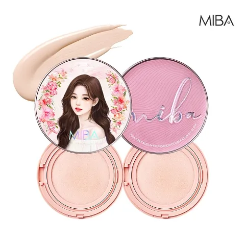 [미바]미바 왕쿠션 시즌3 극강커버 패키지 (본품 캐릭터1, 심플1 +리필2)