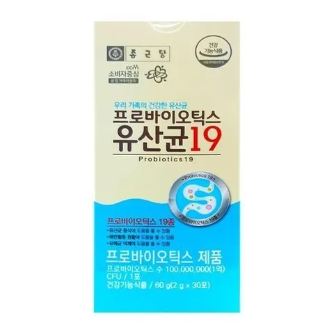 종근당 종근당 프로바이오틱스 유산균19 2g x 30포 1개 HIS (25415195)