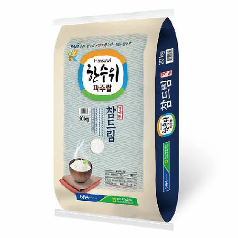 파주농협 T 25년햅쌀 DMZ 한수위 파주쌀 참드림품종 /상등급 20kg