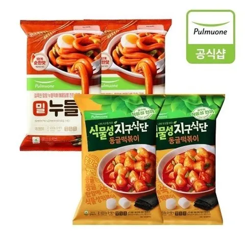 풀무원 풀무원] 떡볶이423g 4개(8인)(식물성동글2개 밀누들2개)17838301587762