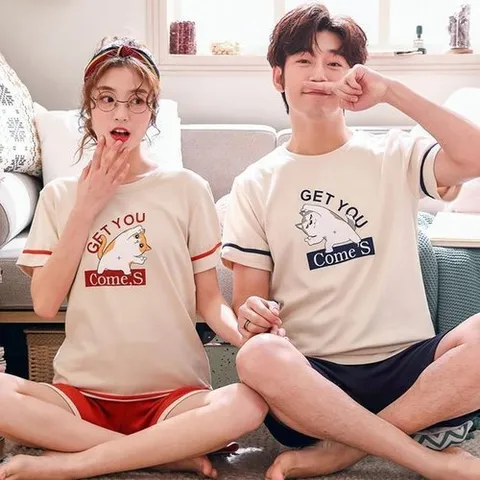 셀러허브 패션 [오노마] ONM 겟유 커플룩 반팔 홈웨어세트 OD-210456 (10258604)