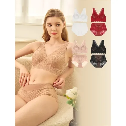 상콤플렉스 비밀특가 [상콤플렉스] 일제형 몰드 크레오라 노와이어컵 브라팬티 8종세트