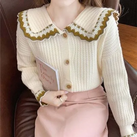 오너클랜 인기상품 빅카라 블라우스 가디건 물결짜임 포인트룩 [W9EC0FA260608]