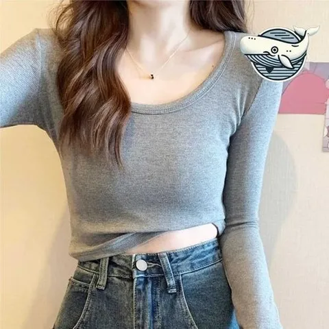 셀러허브 패션 [오노마] ONM 슬림핏 긴팔 유넥 티셔츠 데일리 필수 컬러웨어 (31452993)