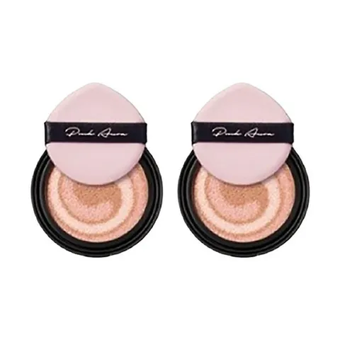 셀러허브 1 DPC 디피씨 핑크아우라 쿠션 21호 리필 x2 /에스에이 이유리에디션