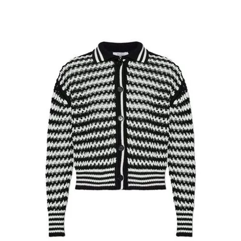 막스마라 26FW 막스마라 가디건 21346041 005 WHITE BLUE DOM