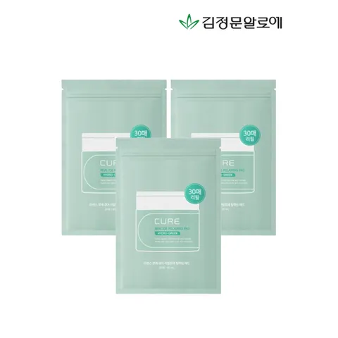 김정문알로에 라센스 로에 큐어 리알로에 릴렉싱 패드리필 90매입_P377148843