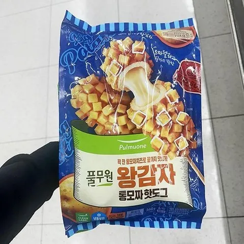 셀러허브 식품 풀무원 왕감자 통모짜 핫도그 360g P0037_0262