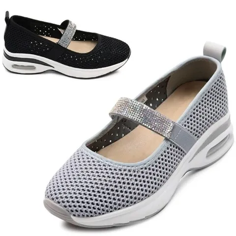 kami et muse 매쉬 웨지 스니커즈KM24s092