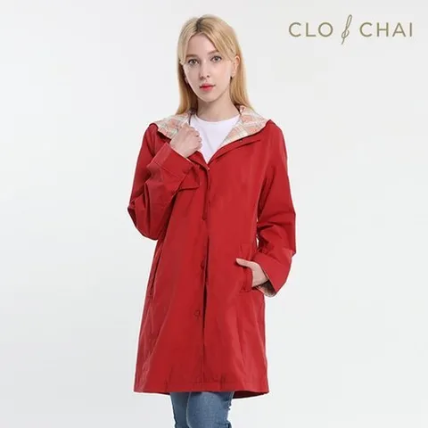 마르조 클로앤차이]헤르츠 후드자켓 레드