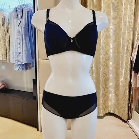 비너스 VBR1695A 썸머 베이직 몰드브라 헴팬티세트_P365503261