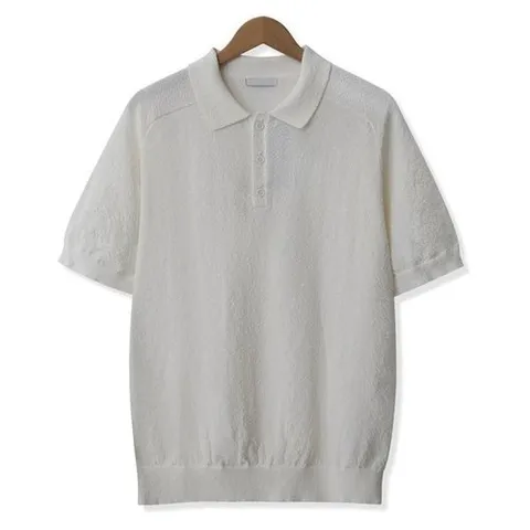 M.N.C 부클 카라넥 래글런 반팔니트 MDKN972_P427319066