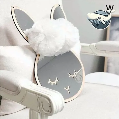 기타 고품질 귀여운 토끼 디자인 안전거울 화장대 인테리어 토끼거울 책상거울 안전거울 귀여운거울 WFHA5RC
