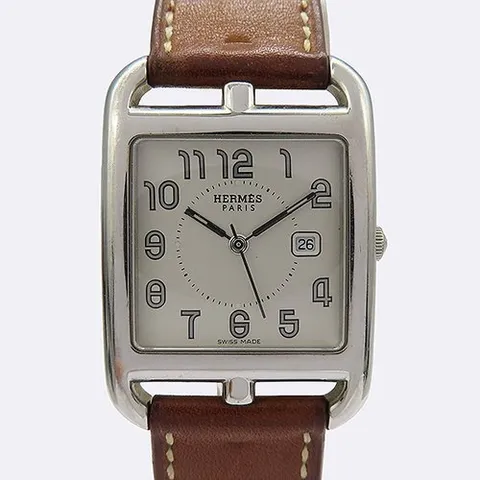 에르메스 고이비토 중고명품 Hermes(에르메스) CC2.710 CAPE COD (케이프코드) 라지 더블밴드 남성용 시계
