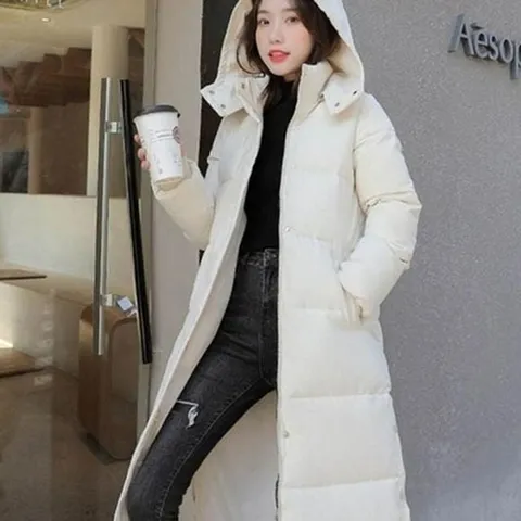 셀러허브 패션 [라일리여성의류] Rly 발목 여성 롱 패딩 겨울 여성 후드 패딩 점퍼 (45043882)