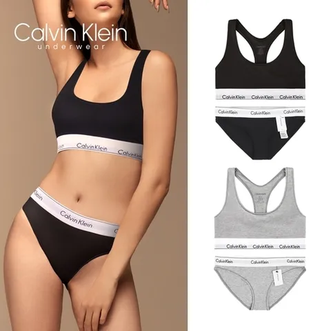 캘빈클라인 언더웨어 CK 여성 스포츠브라 브라렛 브라+팬티 세트 3종 택1