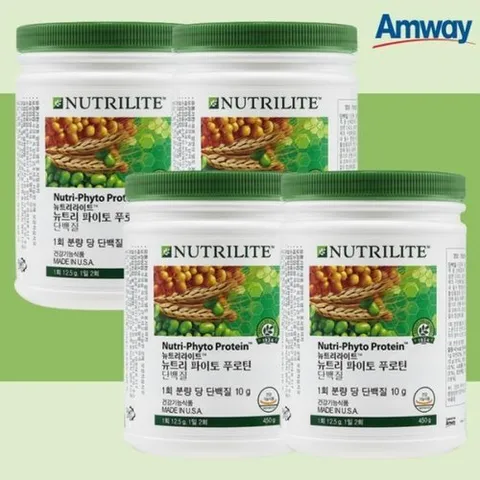 패션플러스 [암웨이] [암웨이] 암웨이 프로틴 뉴트리 파이토 푸로틴 450g 4개 (10986691)