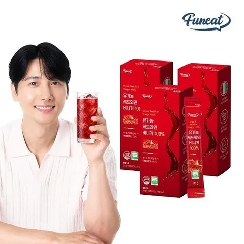 패션플러스 [더블유쇼핑] 퍼니트 유기농 레드와인 비니거 100 10포 x 3박스26639147588747