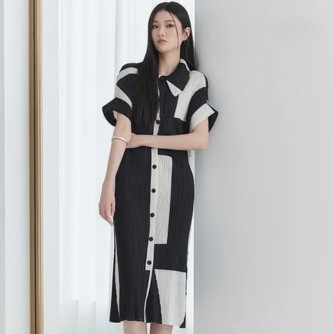 플리츠31 패턴 플리츠 원피스 1종