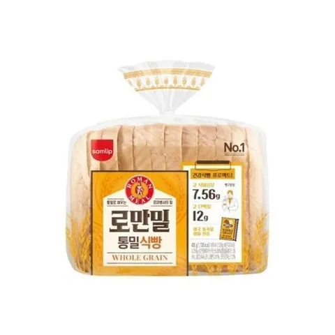 셀러허브 패션 [JHQRV2K2_52EF](오티삼립)로만밀 삼립 통밀식빵 420g 1봉