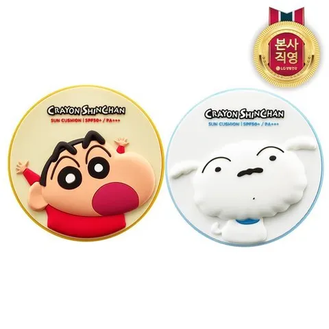 LG생활건강 온더바디 퓨어더마 유브이 배리어 퍼펙트 선쿠션 15g(짱구/흰둥이 중 택1)