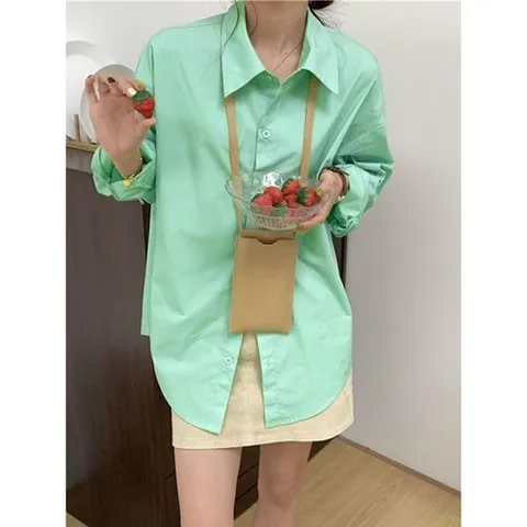 하젤 에브리데이 파스텔 베이직 면셔츠W4435_P414731335