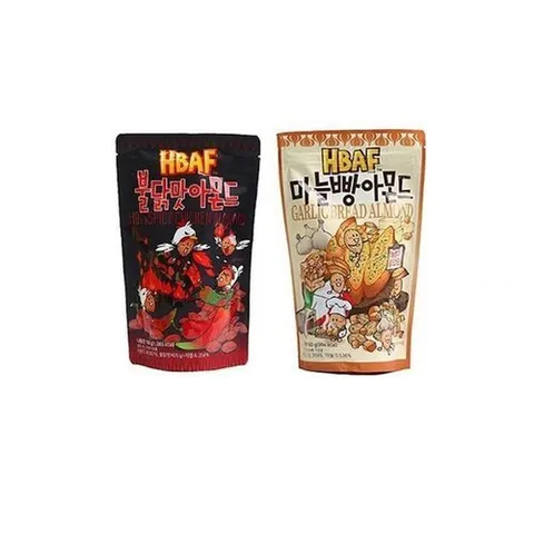 셀러허브 1 VB HBAF 바프 아몬드 190g 마늘빵 불닭맛