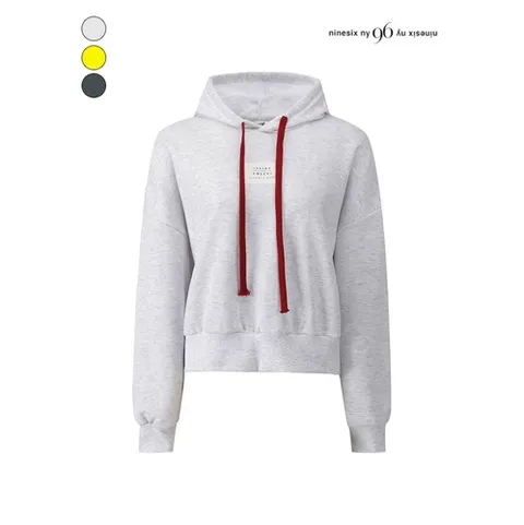 나인식스뉴욕 라벨 후드 맨투맨 티셔츠 (NQ1TS010M0)