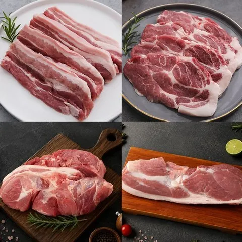 자연맛남 배터지는 제주 흑돼지 모듬 2kg(오겹살/목살/앞다리살/뒷다리살/각500g)