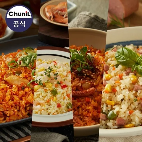 천일식품 인기볶음밥 300g 10봉 구성 골라담기(새우/김치/낙지/햄야채 외)