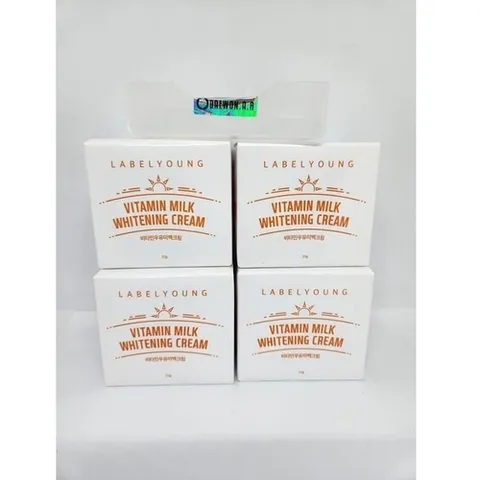 셀러허브 1 라벨영 비타민 우유 화이트닝 크림 55g 3+1 총4개 한국뷰티 스킨케어 (46106597)