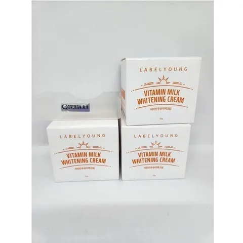 셀러허브 1 라벨영 비타민 우유 화이트닝 크림 55g 2+1 총3개 한국뷰티 스킨케어 (46106595)
