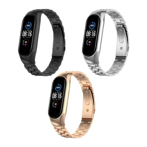 기타 샤오미 미밴드5 6 스트랩 스틸 버클 스트랩-W9842A0