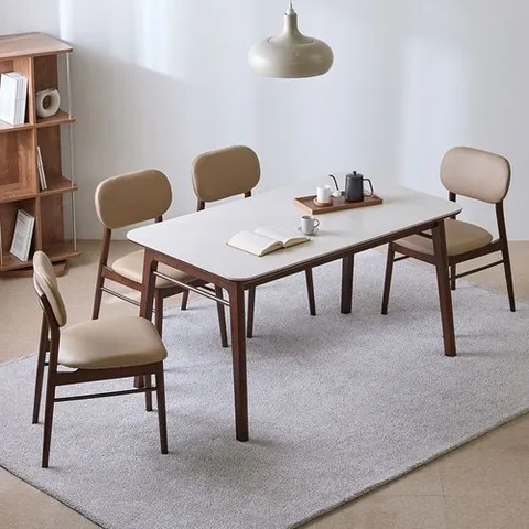 파로마 (착불) 파로마 조앤 세라믹 원목식탁 4인용 1400 2colors