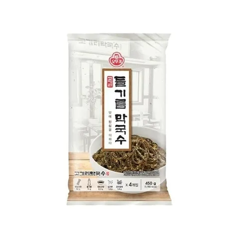 셀러허브 생활리빙 오뚜기 고기리 들기름 막국수 450g 1개입