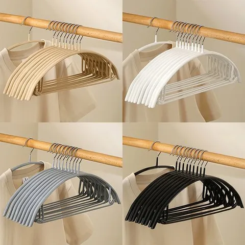 할인바이할인 [10+10] 깔끔핏! 어깨뿔 방지 논슬립 튼튼 철제옷걸이