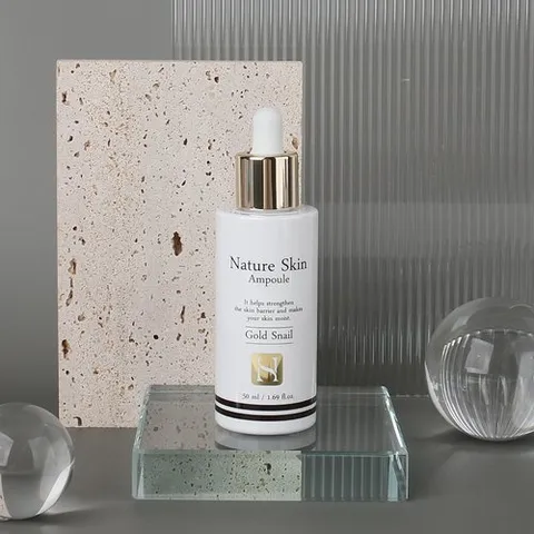푸드어홀릭 네이처 스킨 앰플 50ml 골드 스네일 /주름개선기능성 장벽강화 탄력케어